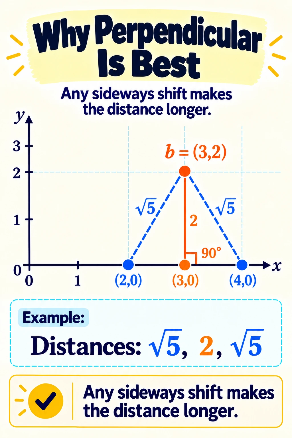 Why Perpendicular Is Best