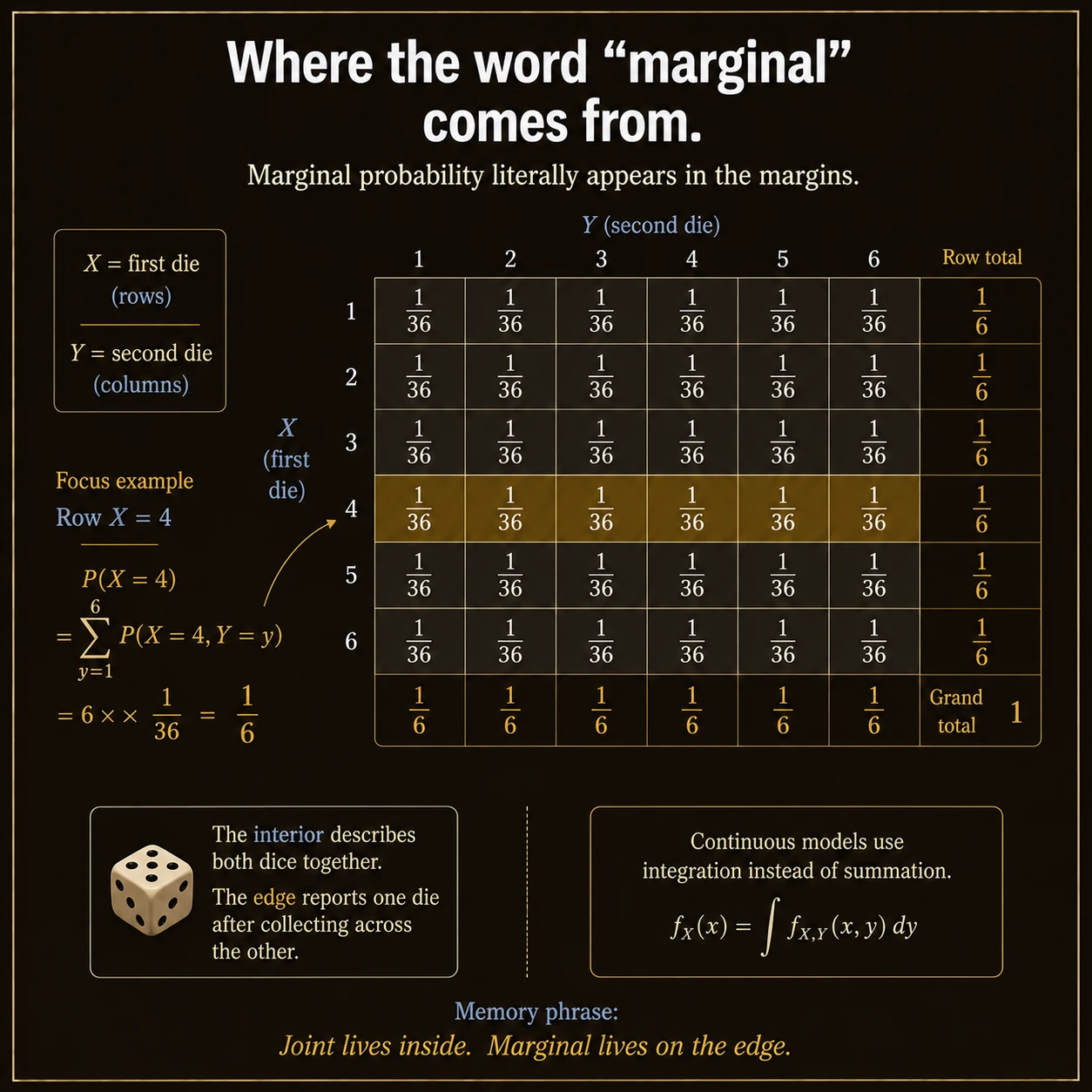 Marginal Probability: Step 6
