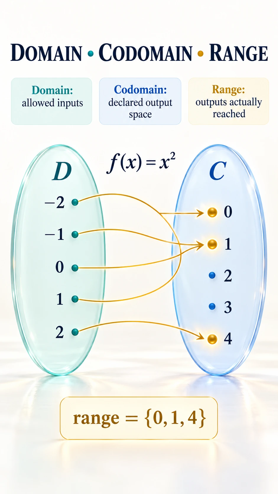 Domain Codomain and Range